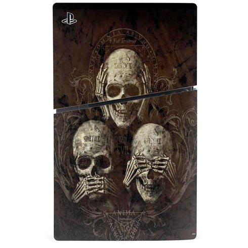 Alchemy Carta No Evil PS5 Slim Digital Edition Console Skin